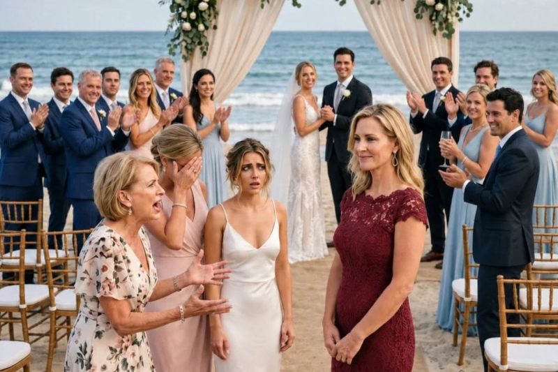 Mi madre me llamó 2 semanas antes de la boda de mi hija y ordenó: “Cambia la fecha. La tercera boda de tu sobrina va primero.” Miré los 1,700,000 pesos ya pagados en contratos, flores y reservaciones frente al mar. “Como tú digas”, respondí tranquila. Entonces organicé la boda perfecta en secreto. Y cuando mi familia llegó a la playa lista para mandar como siempre, descubrió demasiado tarde que la boda ya había terminado… y que ellos habían sido los únicos excluidos.