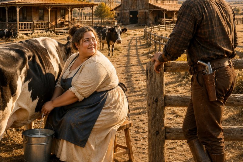 Contrató a una mujer de talla grande para ordeñar las vacas; ella convirtió su granja arruinada en una joya oculta.