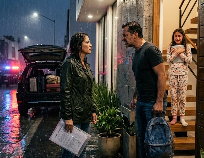 Mi ex me llamaba “la ratoncita” frente a todos, hasta que mi hija me mandó el código secreto desde el baño y descubrí que él ya tenía maletas listas para sacarla del estado esa noche contra una orden del juez familiar duyhien