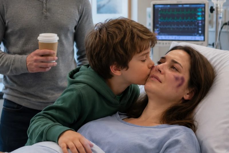 Desperté de un coma y escuché a mi hijo susurrar: “No abras los ojos, mamá… papá está esperando que mueras”. En ese preciso momento, me di cuenta de que mi choque nunca había sido un accidente, y de que mi esposo y mi propia hermana simplemente estaban esperando que muriera para poder robarlo todo.