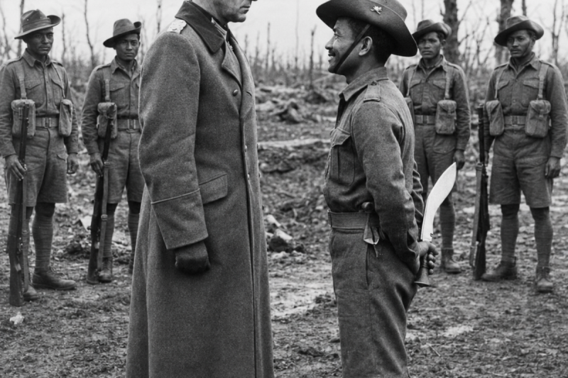 Lo que hicieron los soldados gurkhas cuando un mayor alemán se negó a rendirse.