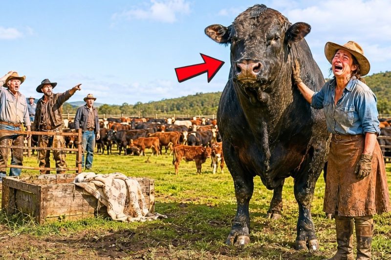 Ella salvó a una becerra enclenque que el ranchero había dejado morir… sin imaginar que su cría se convertiría en el toro que cambiaría el destino de todo el pueblo.