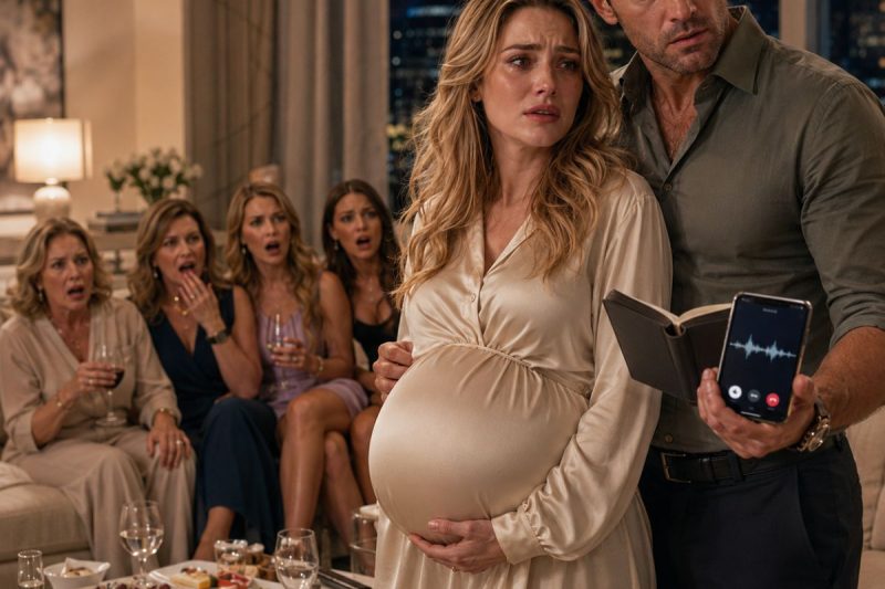 Llegué a casa agotado y encontré a mi esposa, embarazada de 8 meses, limpiando el desastre de mi familia. Pero cuando abrí su libreta secreta, descubrí que mi madre no solo la humillaba… también planeaba quedarse con nuestro bebé.