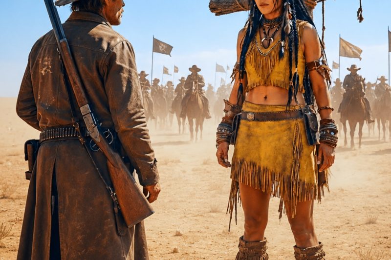 Rescató a una apache de la horca — Sin saber que su padre vendría con guerreros