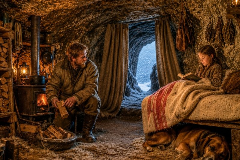 Llenó una cueva con lana y leña — eso salvó a su familia del invierno más cruel