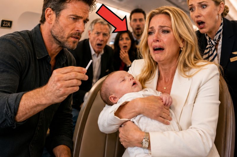 El bebé del CEO dejó de respirar en pleno vuelo… entonces un padre soltero hizo lo imposible.
