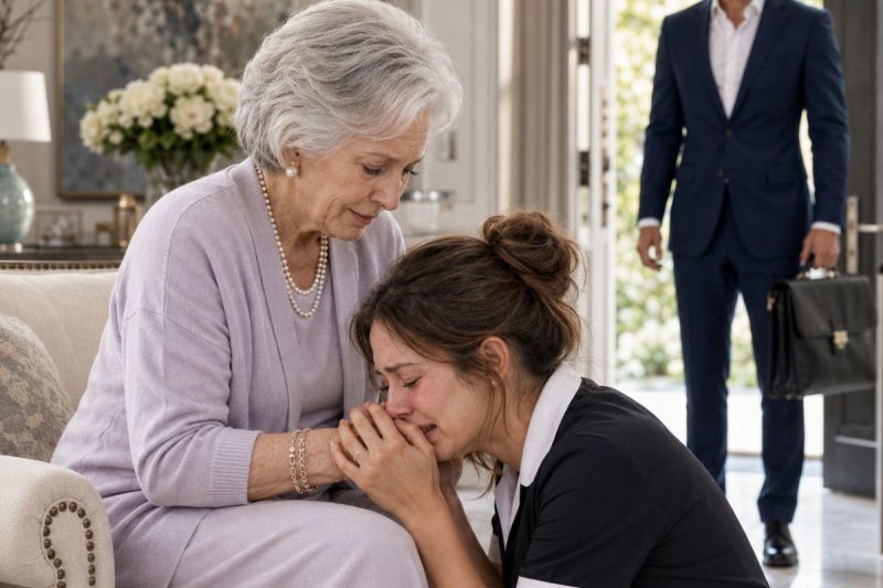 Él volvió antes de tiempo y encontró a su empleada doméstica llorando junto a su madre enferma. Creyó que se estaba metiendo donde no debía… hasta que descubrió que ella había hecho lo que su propia familia jamás hizo, y que el testamento de su madre ya había cambiado para siempre.