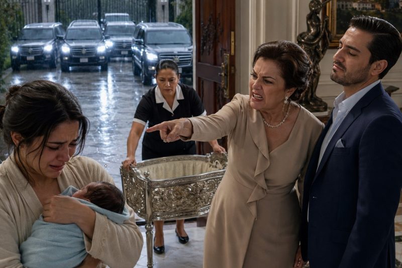 Mi familia llamó a mi recién nacido una “desgracia” porque supuestamente su padre era pobre. “Ese niño jamás llevará nuestro apellido”, se burló mi madre, mientras mi hermano nos ordenaba salir de la casa. No dije nada… hasta que una caravana de autos negros se detuvo afuera y mi esposo bajó. No sabían que el “hombre sin un centavo” del que se burlaban era el multimillonario que acababa de comprar su empresa en quiebra… y él ya había decidido quién sería el primero en ser despedido. duyhien