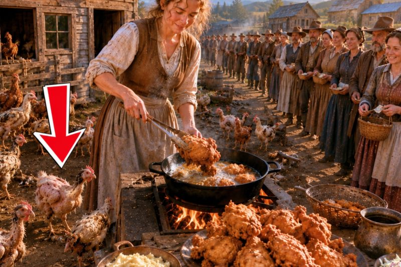 Todos se rieron cuando compró todas las gallinas torcidas — hasta que su cena frita hizo que se formara una fila