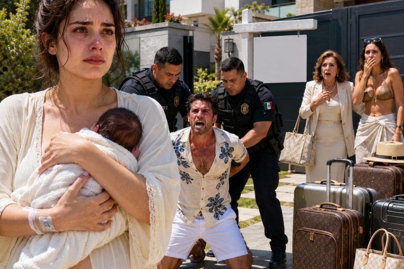 Horas después de mi cesárea, mi esposo vació nuestras cuentas y se fue de vacaciones de lujo con su amante y su madre. “Encárgate tú sola de las facturas del hospital”, se rio, abandonándome con nuestro recién nacido enfermo. No supliqué: hice tres llamadas desde mi cama de hospital. Cuando regresaron, la casa había sido vendida, su empresa estaba congelada y los investigadores federales los esperaban con pruebas de cada dólar que él había robado. duyhien
