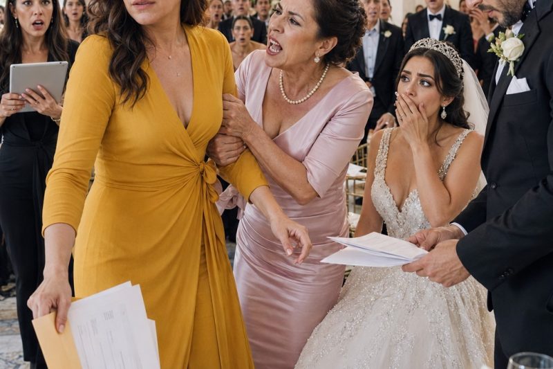 En la boda de mi hermana, mamá agarró el micrófono y se rio: “A diferencia de su inútil hermana mayor, mi hija menor sí se casó con alguien exitoso”. Los invitados aplaudieron mientras mi hermana ordenaba a seguridad que me sacara de la mesa principal. Abrí tranquilamente mi teléfono y cancelé el pago final del salón, el banquete, las flores y la luna de miel. Cuando la organizadora de bodas corrió hacia el escenario, sonreí. “Felicidades, cariño. Ahora paga tu propia boda perfecta”. duyhien