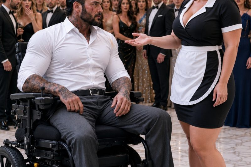 Jefe mafioso parapléjico abandonado en su propia boda — La criada gorda dijo: “¿Bailamos?”