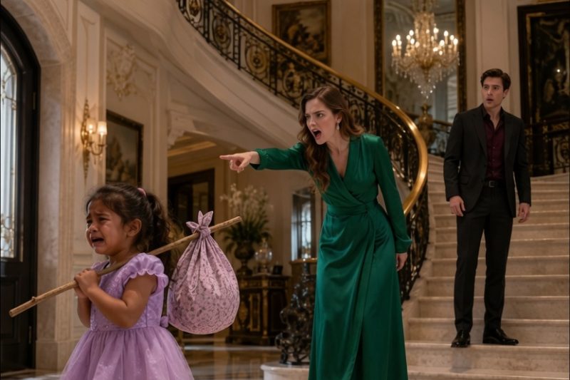 «¡Fuera de mi casa!», le gritó la prometida al niño pequeño de la sirvienta; momentos después, el multimillonario.