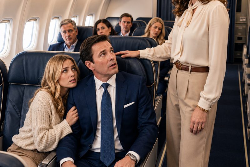 A 30.000 pies de altura, encontré a mi esposo con su secretaria en el vuelo… y lo que hice después le costó todo.