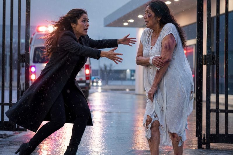 A las 3 de la madrugada, recibí una llamada de mi madre, con la voz temblorosa: “Ayúdame…”. Conduje 300 millas atravesando una tormenta de nieve y la encontré de pie frente a las puertas del hospital, en la oscuridad helada, descalza, cubierta de moretones, abandonada por su padrastro y por su propio hijo. Así que me aseguré de que ellos sufrieran diez veces ese dolor. duyhien