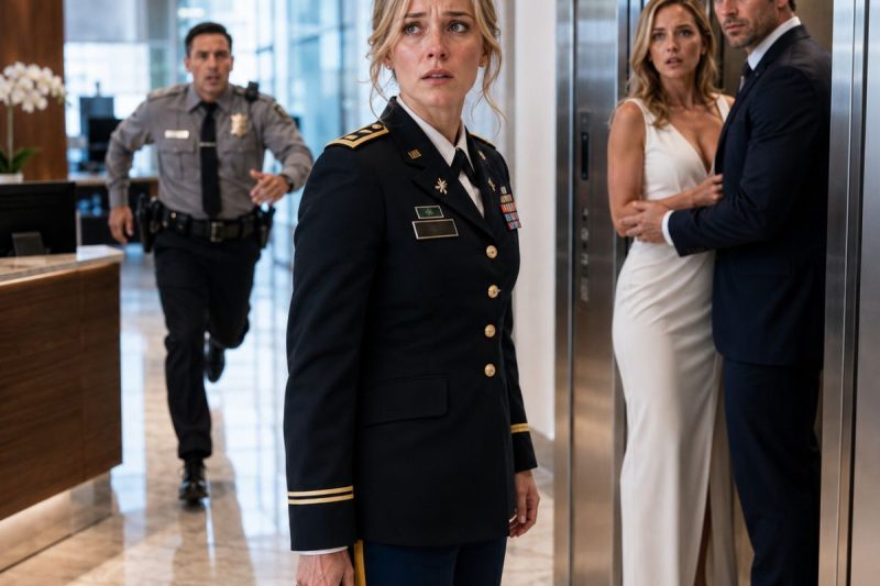 Manejé 3 horas para sorprender a mi esposo, pero el guardia me dijo: “Su esposa está arriba”. Entonces vi a otra mujer usando mi medalla militar…