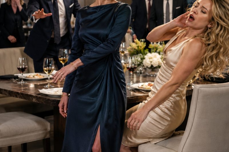 Durante la cena, su asistente abofeteó a su esposa, y una bofetada de respuesta acabó con su imperio.