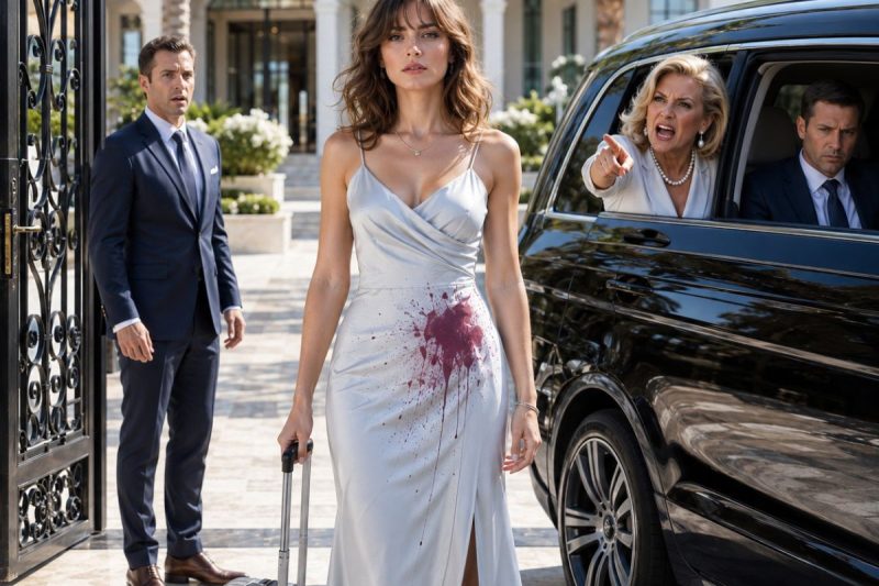 Vete caminando a casa —dijo mi suegra—. Tal vez la pobreza te reciba de vuelta. Todos en la camioneta se rieron, incluso mi esposo. Me quedé frente al resort de lujo, con el vino todavía manchándome el vestido y la maleta rota sobre el pavimento. Pero cuando el guardia vio mi identificación, se puso pálido. —Señora… ¿por qué no dijo que este resort era suyo? Sonreí entre lágrimas. —Porque quería ver quiénes eran realmente.