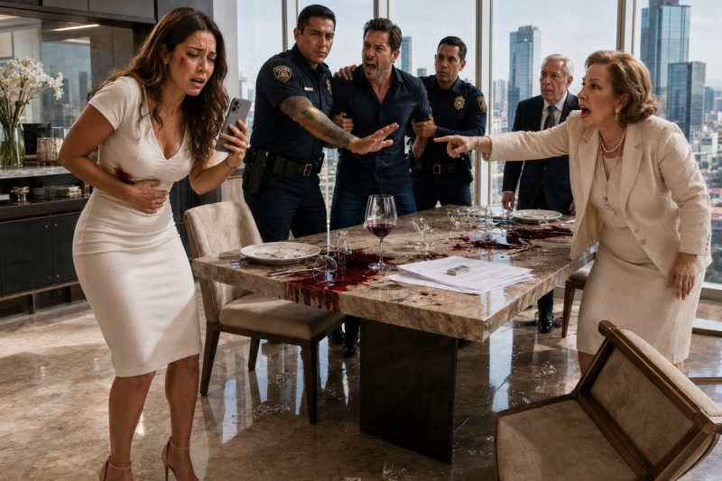 En la cena, mi esposo me dio una bofetada y me rompió 2 costillas. Su madre se rio y gritó: “¡Lárgate de mi casa!”. Lo que ellos no sabían era que el departamento estaba a mi nombre. Llamé a la policía. 15 minutos después, sus vidas se convirtieron en un infierno. duyhien