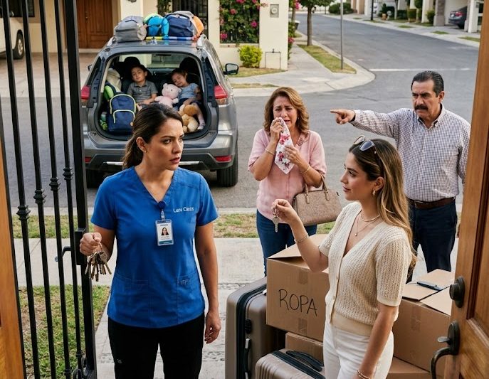 Mis padres llamaron “fantasía” a mi clínica, hipotecaron su casa por el negocio fallido de mi hermana y llegaron con maletas a exigir mi hogar; cuando vi sus llaves copiadas, entendí la traición completa que venían planeando desde semanas atrás duyhien