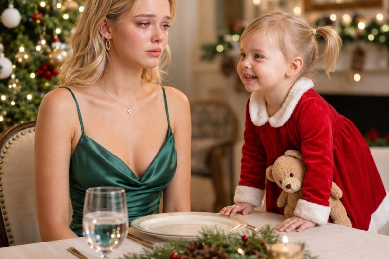 Fue rechazada en una cita a ciegas de Navidad, hasta que una niña preguntó: “¿Puedes ser mi nueva mamá?”