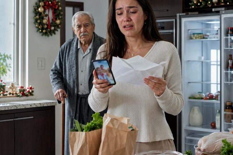 “Mi esposo me dejó cuidando a su padrastro enfermo mientras se iba de crucero con su amante y su madre; encontré una nota en la cocina fría, pero el anciano escondía documentos, grabaciones y un testamento que convirtió su traición navideña en la peor humillación de sus vidas” duyhien