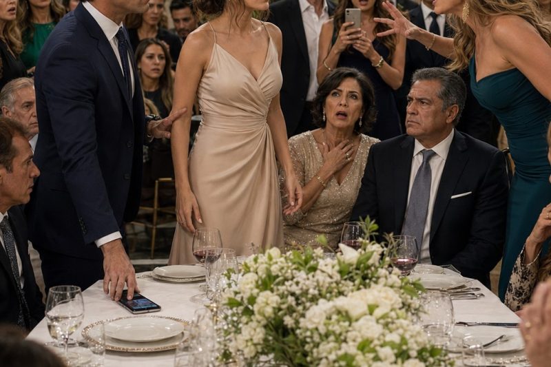 Mi hermana tocó el brazo de mi prometido frente a 32 familiares y dijo: “Podrías conseguir algo mejor que ella”. Mis padres se rieron como si humillarme fuera otra tradición familiar más. Entonces mi prometido puso su teléfono sobre la mesa y dijo: “Hablemos de la palabra prueba”. duyhien