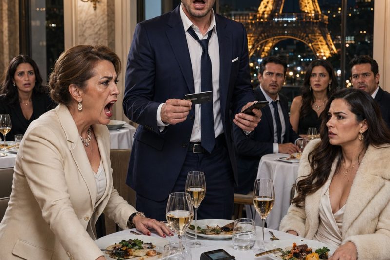“Vuelva a pasar la tarjeta”, espetó mi esposo dentro del restaurante de la Torre Eiffel. El mesero lo miró fijamente a los ojos y dijo: “Monsieur, todas las cuentas están congeladas”. Entonces llegó mi mensaje: “Las tarjetas están muertas. Disfruta la realidad que compraste”. duyhien