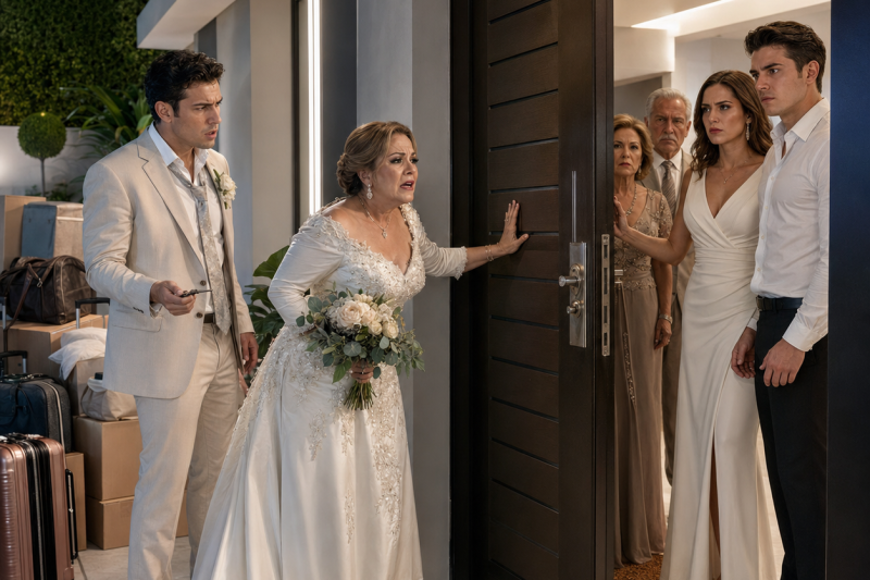 ntht/ Mi suegra gritó frente a todos: “Esa muchacha va a volver con su marido”, mientras mi esposo bajaba la mirada y 2 patrullas se detenían frente al edificio. Yo solo me cubrí con una manta y entendí que mi boda no había sido amor, sino una trampa preparada con documentos falsos.