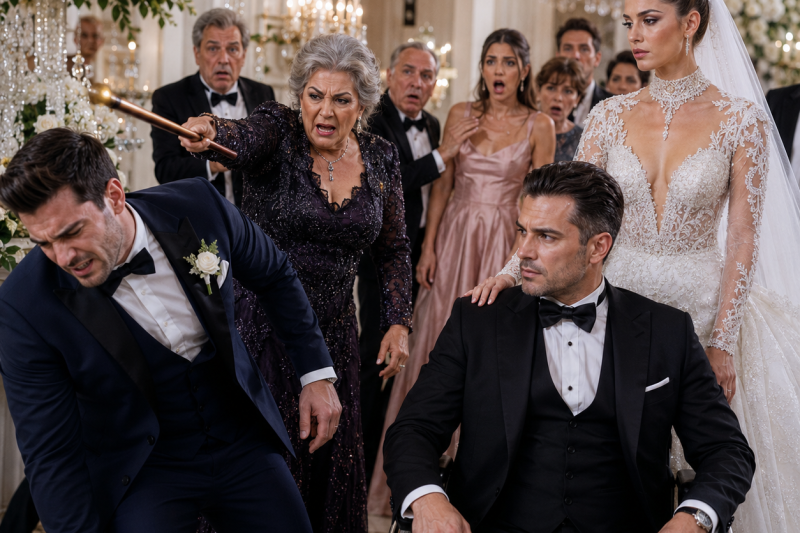 La noche antes de casarme, descubrí que mi prometido puso el nombre de su tío en silla de ruedas en las invitaciones y dijo riéndose: “Es una broma, no seas dramática”. Yo solo guardé mi medalla rota, confirmé la ceremonia y al día siguiente todos vieron llegar al novio equivocado… justo antes de que aparecieran los documentos secretos.