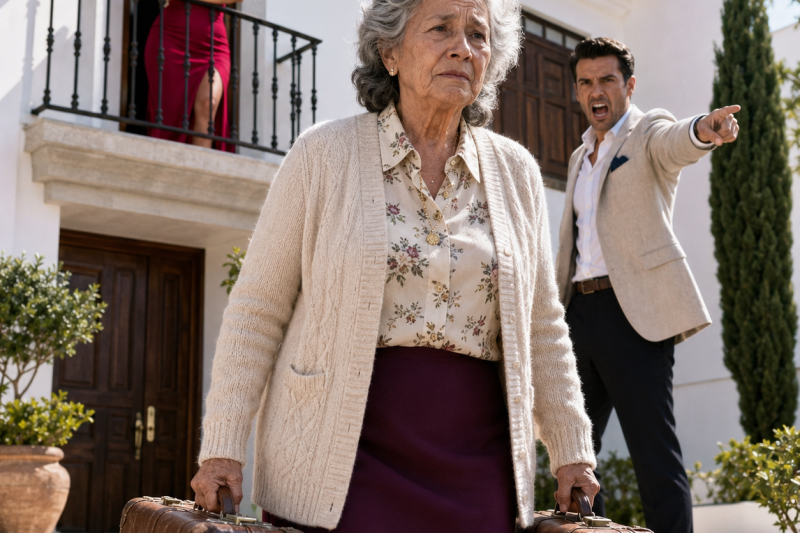 A sus 78 años, su propio hijo la dejó en la calle diciendo: “No voy a mantener a alguien que no aporta nada”; ella no discutió, solo tomó una caja de madera con una Biblia vieja, sin imaginar que dentro había un documento capaz de destruir a toda la familia.