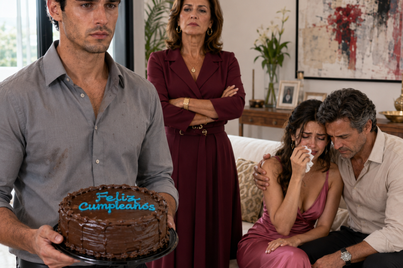 Compré mi propio pastel barato después de un turno de 8 horas, pero al llegar mi hermana sollozó: “Necesito que la familia me elija a mí”; yo puse el pastel en la mesa, me fui sin despedirme y esa misma semana una carta sellada cambió quién era la verdadera víctima.
