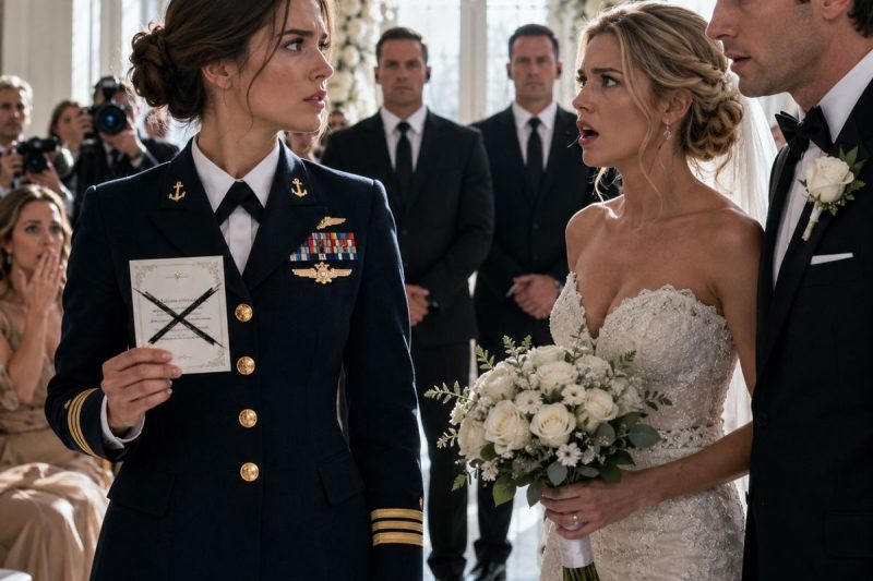 Mi hermana creía que mi uniforme de la Marina arruinaría la imagen perfecta de su boda con un heredero millonario. Así que borró mi nombre de la lista, sonrió para las cámaras y fingió que yo nunca había existido. Pero 3 horas después de entrar a la capilla de aquella hacienda, 4 guardias llegaron a mi puerta… y el secreto que ella había enterrado empezó a derrumbarse.