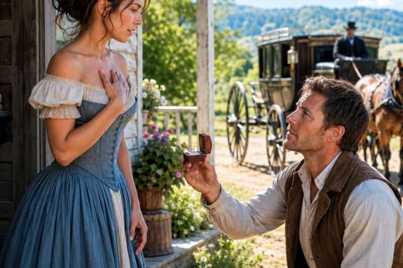 Él fingió ser un peón de campo sin un centavo para poner a prueba su corazón; luego llegó en un carruaje para pedirle matrimonio