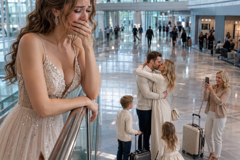 Descubrí a mi esposo mintiéndome en tiempo real. Me dijo que estaba entrando a una cirugía de emergencia, que estaría toda la noche en el hospital salvando vidas. El problema era que yo estaba de pie sobre la Terminal C del Aeropuerto Internacional de Dallas/Fort Worth, viéndolo reír con otra mujer mientras toda su familia se preparaba para abordar un vuelo sin mí. Diez años de matrimonio se hicieron pedazos en un solo latido. Pero la expresión en su rostro unos minutos después, cuando su teléfono se iluminó tras una llamada mía, me dijo que por fin se había dado cuenta de que había cometido el mayor error de su vida.