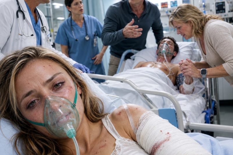 Después de que mi hermano y yo fuimos llevados de urgencia a cirugía por el mismo accidente, mis padres señalaron mi cama y ordenaron: “Sálvenlo a él primero. Ella siempre ha sido prescindible”. Mi madre incluso susurró: “Tomen de ella lo que él necesite”. Pensaron que yo estaba inconsciente, pero lo escuché todo. Entonces una mujer misteriosa irrumpió, reveló que yo era la hija desaparecida del dueño del hospital y, al amanecer, mis padres fueron arrestados, desheredados y me suplicaban misericordia.