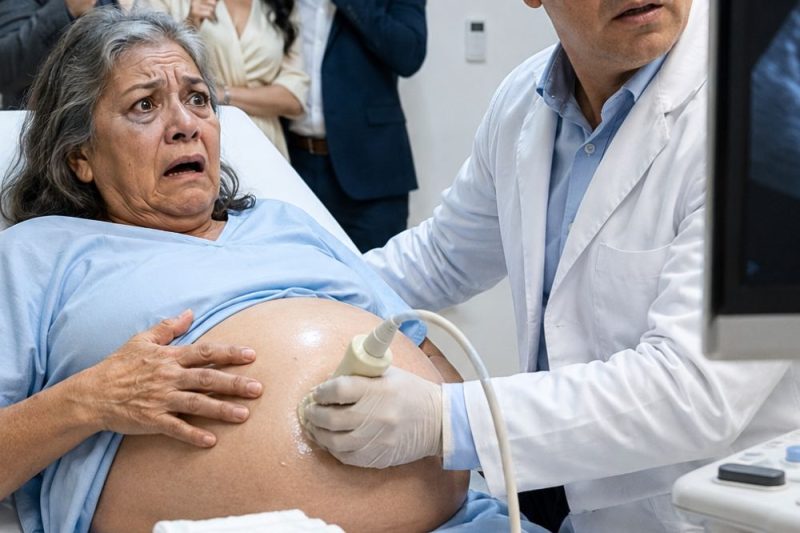 A los 66 llegó con pañales al ginecólogo, pero el ultrasonido reveló la traición que sus hijos escondían