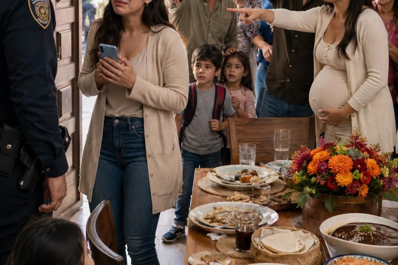Cuando mi hermano anunció el bebé número 5, mis padres aplaudieron. Papá sonrió orgulloso: “Buen trabajo, hijo”. Luego mamá me miró y dijo: “Tú te encargarás de los niños”. Yo dije: “Absolutamente no”. Mi cuñada explotó: “Tú no tienes familia. Este es tu entrenamiento”. Me fui sin decir una palabra más. A la mañana siguiente, llamó la policía: “Hola, señora… Habla el oficial Daniels. Alguien ha…” duyhien