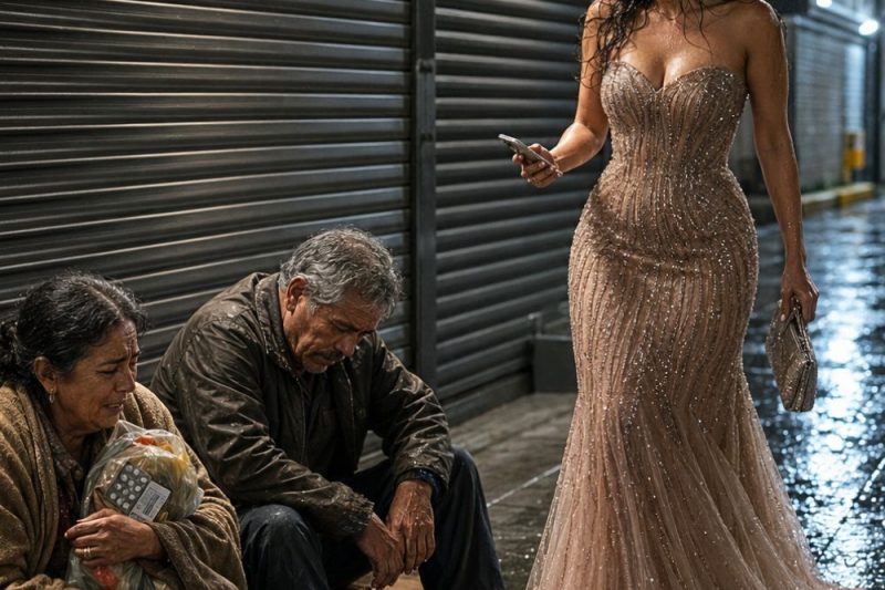 Encontró a sus padres bajo la lluvia y culpó a su esposo… hasta descubrir quién lo amenazaba