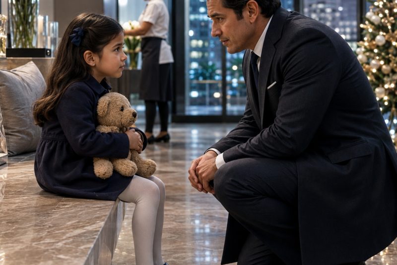 Una niña esperó sola de noche en el lobby, hasta que su jefa abrió un expediente secreto y descubrió que su madre enferma guardaba la verdad de un incendio familiar