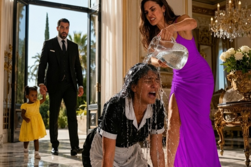 El multimillonario sorprendió a su prometida in fraganti torturando a la empleada doméstica… después de que el pequeño hijo de la criada se lo contara.