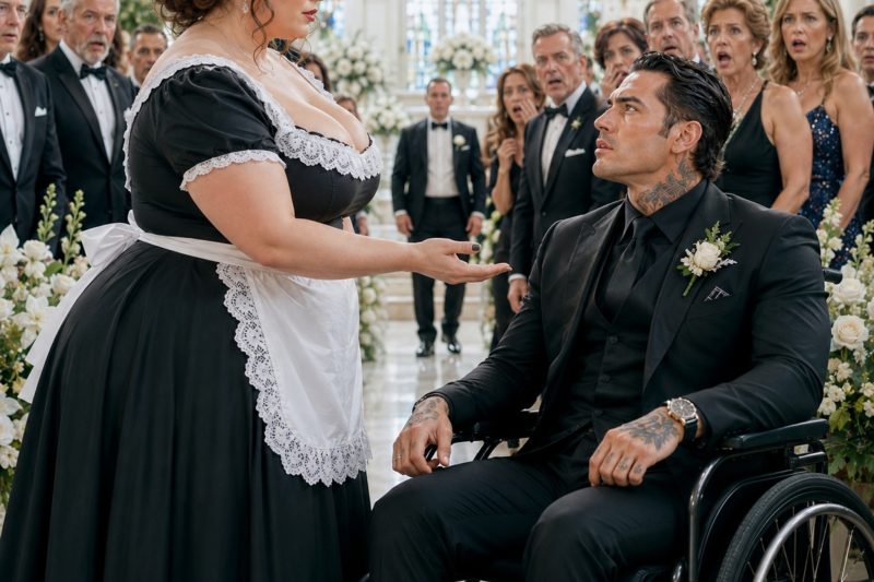 Jefe de la mafia parapléjico abandonado en su propia boda — La empleada doméstica gorda dijo: “¿Bailamos?”