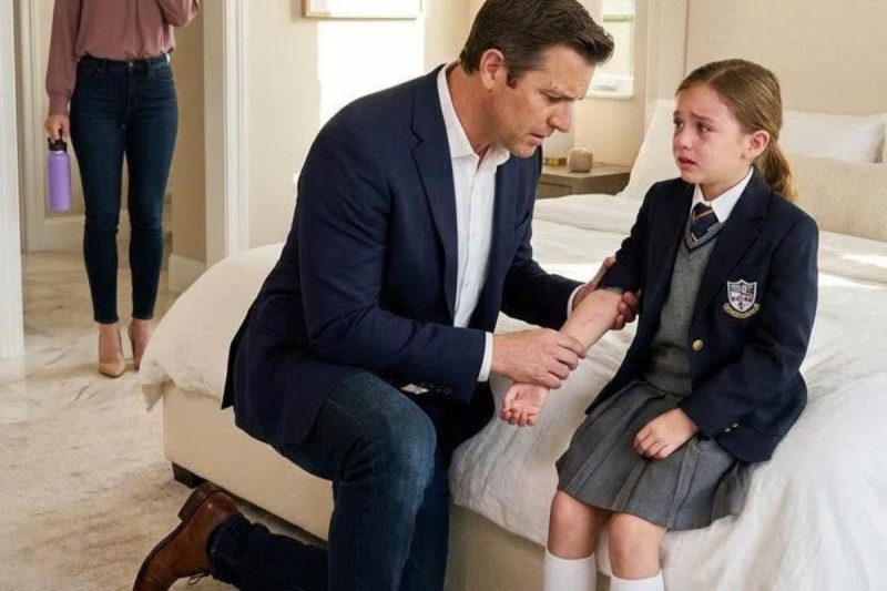 Mi hija sacaba puros dieces y obedecía sin quejarse; pensé que por fin estaba madurando… hasta que una pequeña mancha en su uniforme escolar reveló la verdad aterradora
